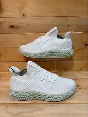 adidas AlphaEdge 4D White Shoes Running Athletic Sneakers - Mens size 9.5